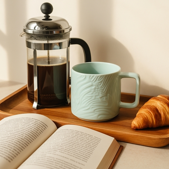 Starbucks 2022 Mint Green Anniverysary Siren Mermaid Tail 14 oz Ceramic Mug - Picture 2 of 9